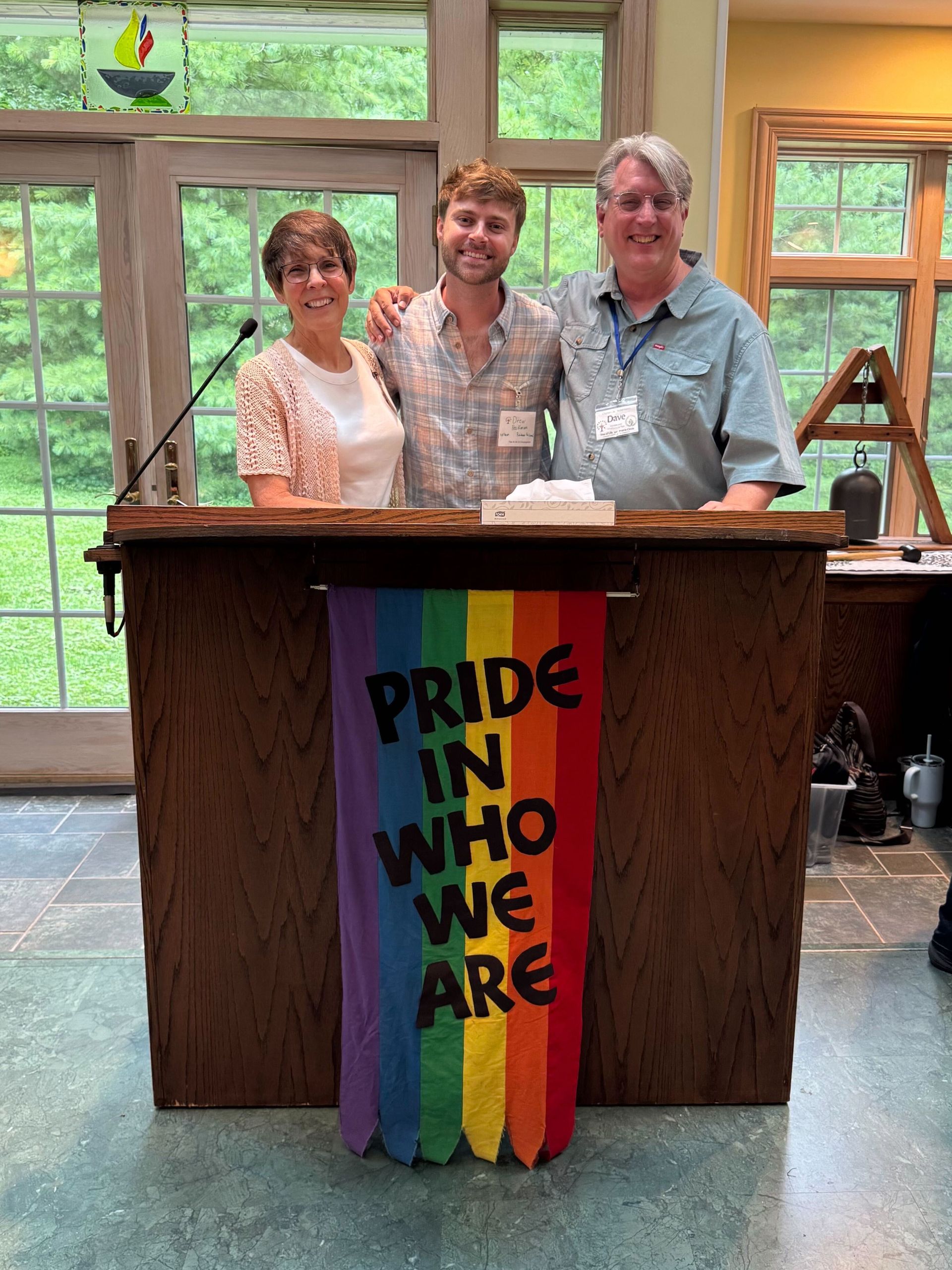 Drew Pride in who we are bannner